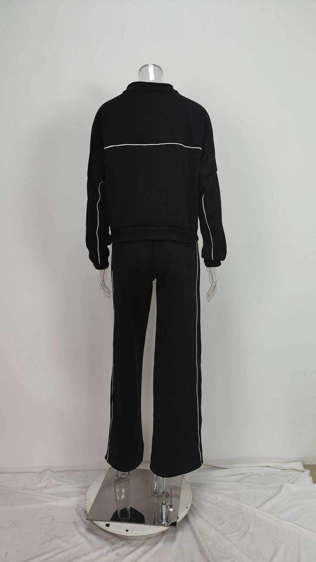 ChicShe 2025 Primavera Nuovo Stile Europeo e Americano Casual Cardigan con Cerniera a Collo Alto e Lacci Felpa Sportiva alla Moda_voghion.com