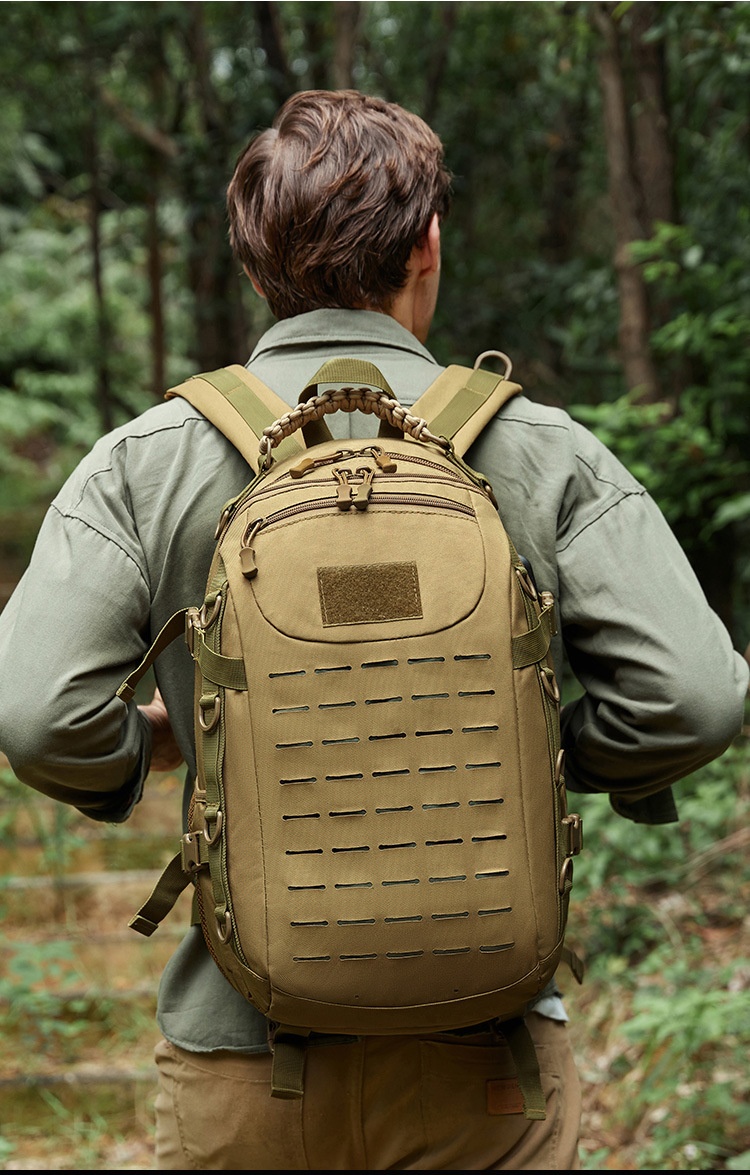 ActiveGo Taktischer Rucksack mit großem Fassungsvermögen, wasserdicht, abriebfest, multifunktional, für Bergsteigen, Wandern, Reisen, Herren_voghion.com