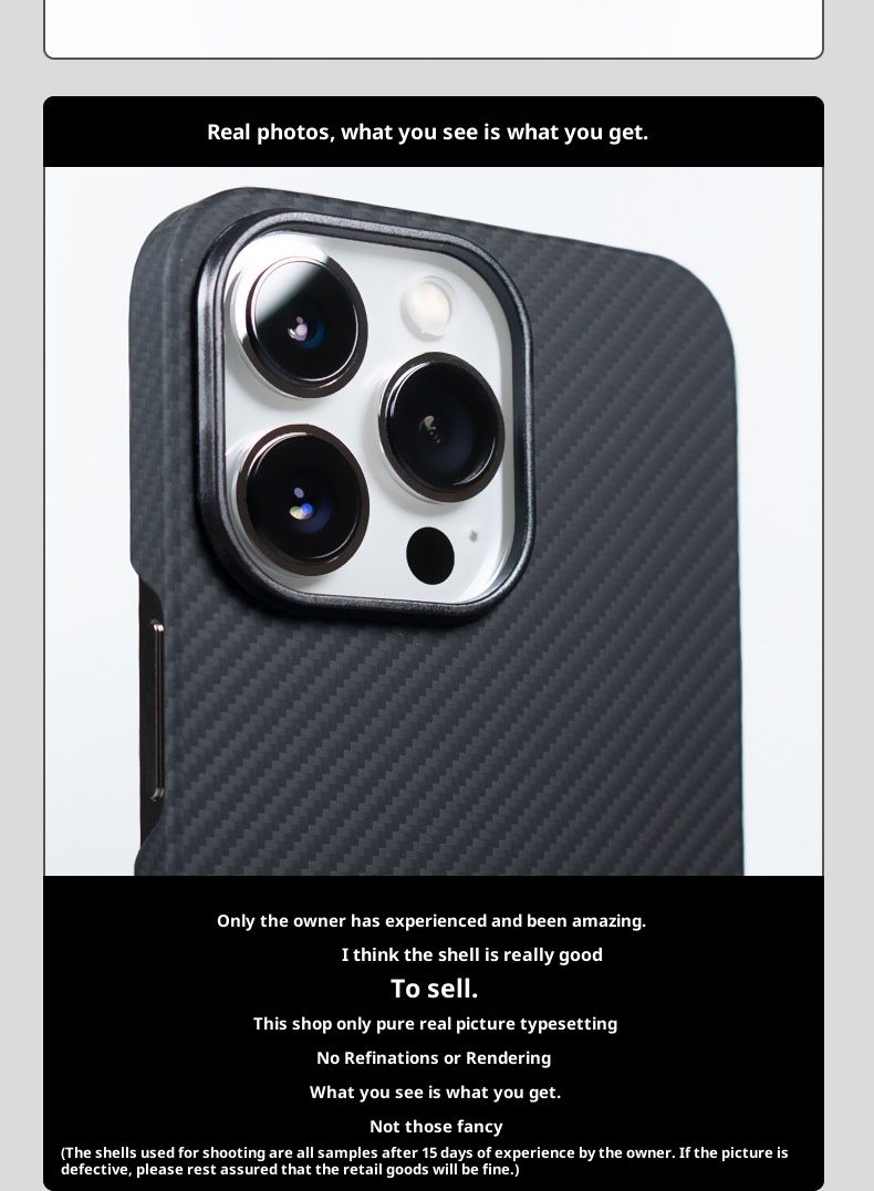 Custodia TechGlobe Kevlar 13/14 Promaxplus Half Pack 600D con ventosa magnetica forte e casual per telefono_voghion.com