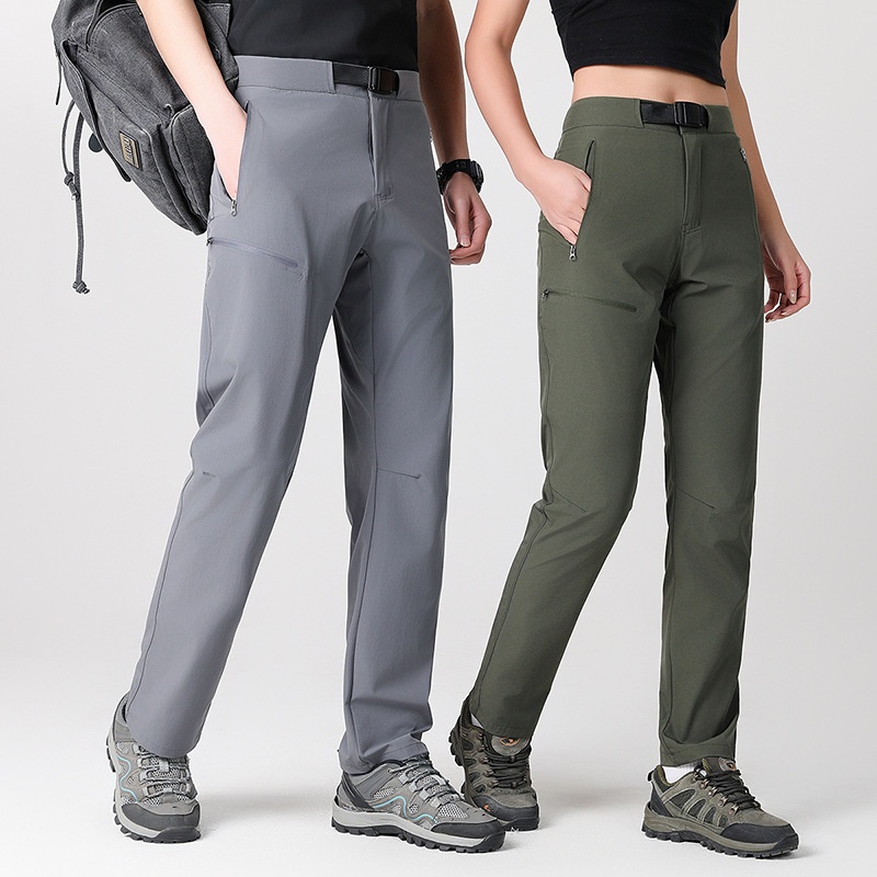 001 Cross-border Long Men And Women Quick-dry Casual Outdoor Versatile Loose Hiking Sports Waterproof Straight Pants_voghion.com