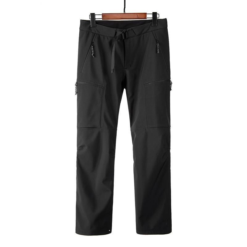 001 Outdoor Sports Zimowe wiatroszczelne, wodoodporne, laminowane, ciepłe, miękkie spodnie trekkingowe z polaru_voghion.com