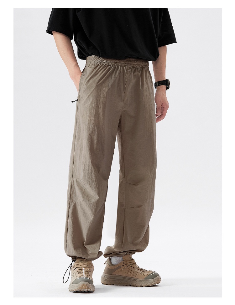 001 Summer Thin Soft Shell Tactical Paratrooper Hiking Long Outdoor Work Waterproof Windproof Pants_voghion.com