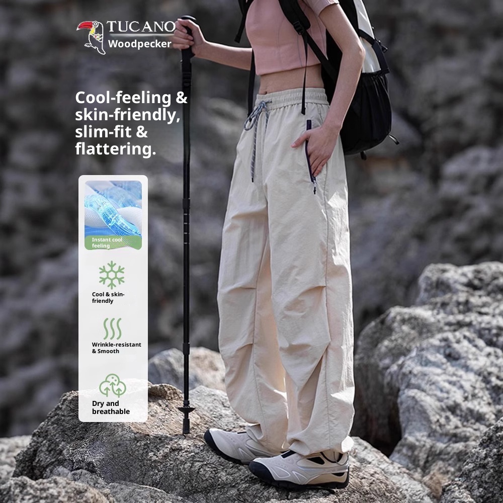 001 Woodpecker Quick-Dry Softshell Unisex Summer Outdoor Casual Paratrooper Cargo Hiking Trekking Sports Pants_voghion.com