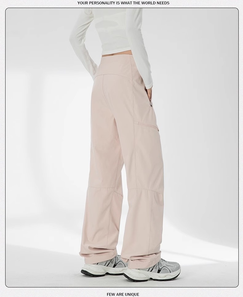 001 Calças de Trabalho Casuais Femininas Woodpecker Workwear, Novas para o Verão, Resistentes ao Vento e Impermeáveis, para Caminhadas, para Homens de Baixa Estatura_voghion.com