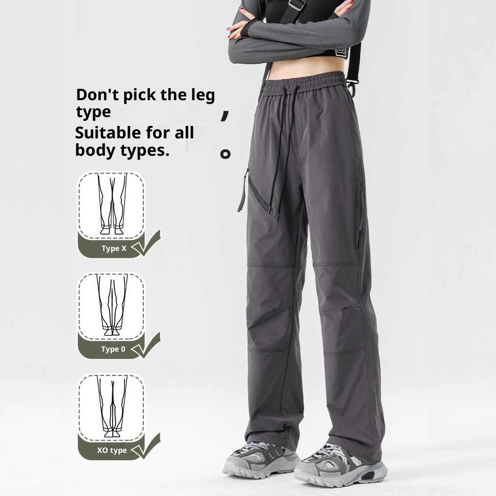 001 Woodpecker Outdoor Softshell Damskie Wiosna Lato Nowe Proste Cargo Wiatroszczelne Wodoodporne Plus Size Spodnie Casualowe Męskie_voghion.com