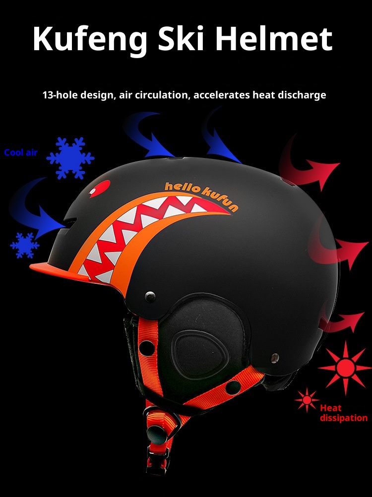 001 Cool Peak Skihelm, professionelle Ausrüstung für Erwachsene und Kinder, Unisex-Snowboardhelm, Vollgesichtsschutz, warm und_voghion.com