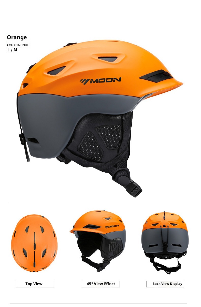 001 Spezial-Skihelm für Damen und Herren, integrierte professionelle Schutzausrüstung für Snowboarden und Skifahren, warm und_voghion.com