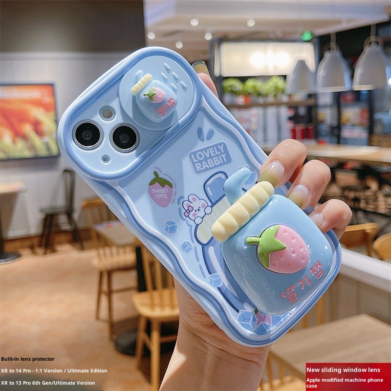 TechGlobe Suitable For Instantly Transform Into 14 Modified Phone Case XR To 13 Pro Sliding Window Ultimate Edition_voghion.com