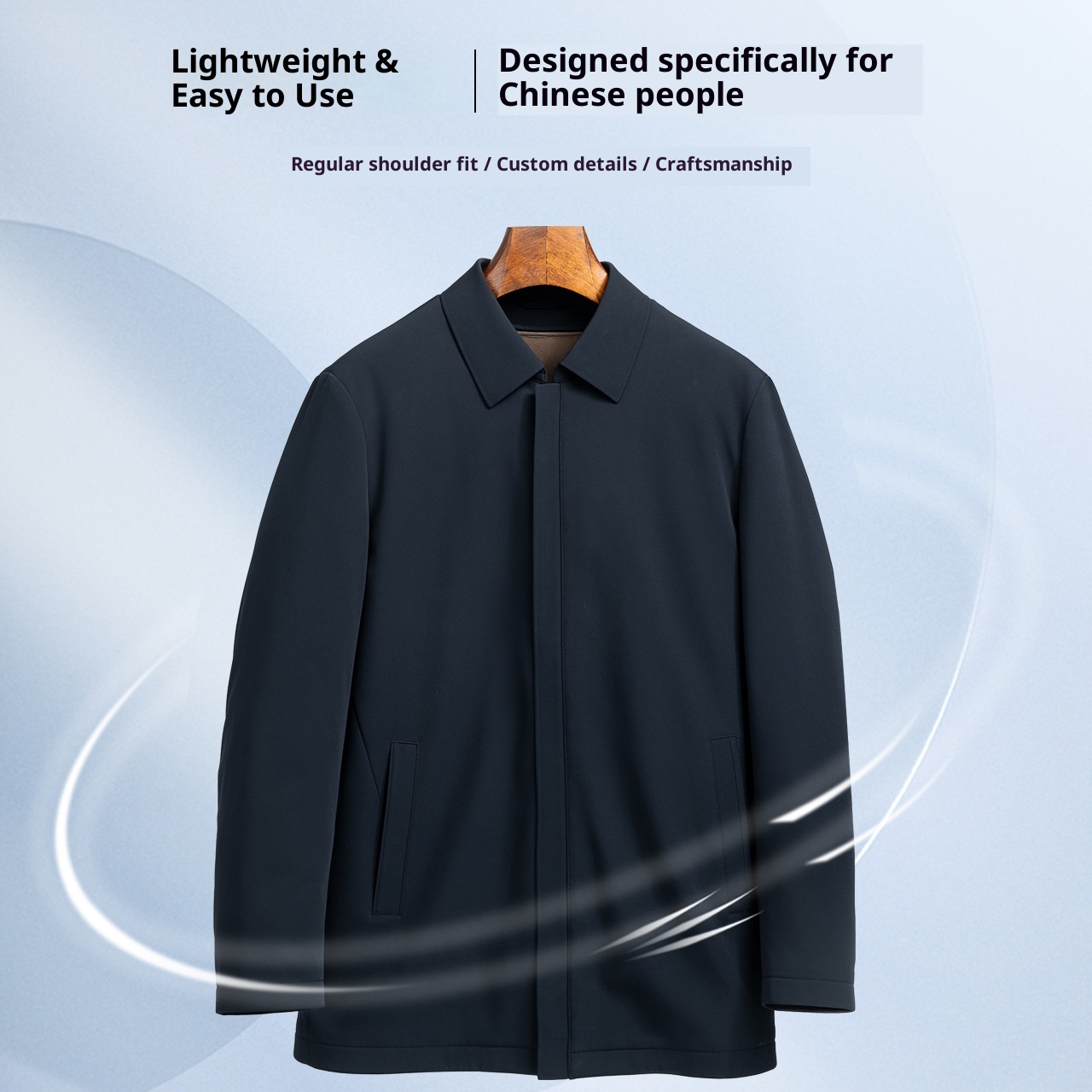 boy Thickened Detachable Goose Down Liner Executive High-end Coat Men's Formal Business Warm Winter Jacket_voghion.com