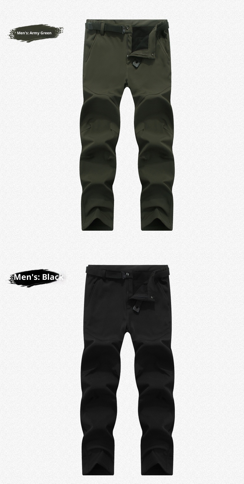 001 Hersteller Softshell-Wanderjacke für Damen und Herren, Herbst und Winter, fleecegefüttert, dick, warm, wasserdicht_voghion.com