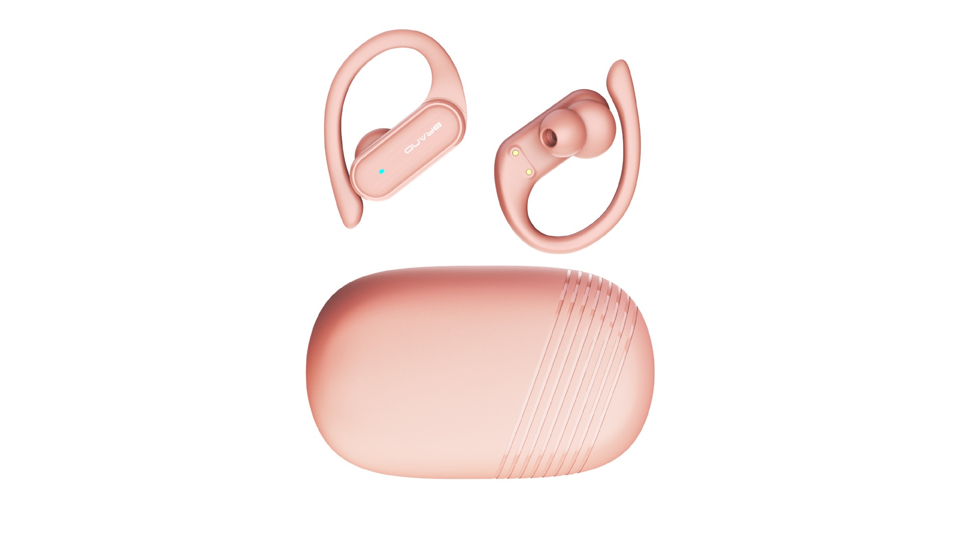 3c TWS New In-Ear Hanging Ear Style A520 Wireless Bluetooth Earphones Sports Running Special Private Model With Digital_voghion.com