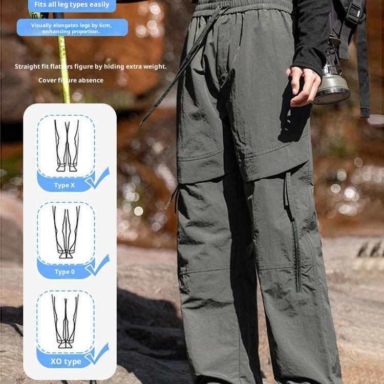 001 Purple Softshell For Women 2025 New Spring And Autumn Outdoor Windproof Hiking Petite Paratrooper Sports Cargo Pants_voghion.com