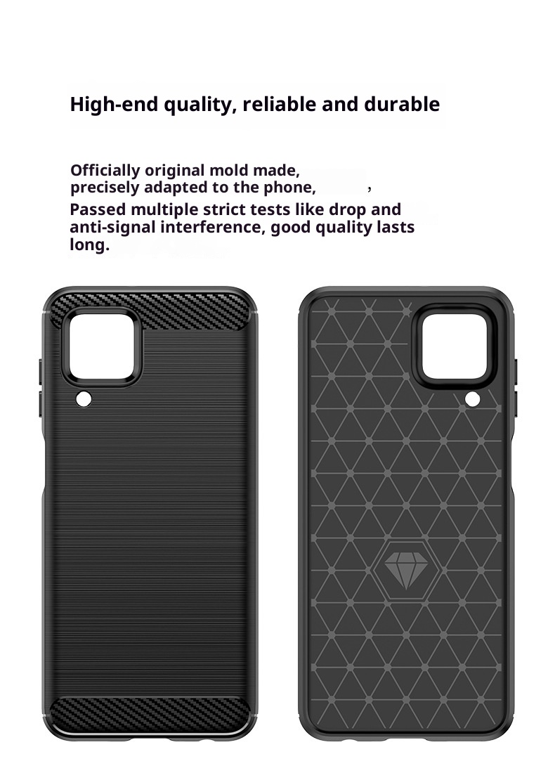 TechGlobe - Funda protectora suave cepillada de cobertura completa para Galaxy Jump2 y Samsung M53_voghion.com