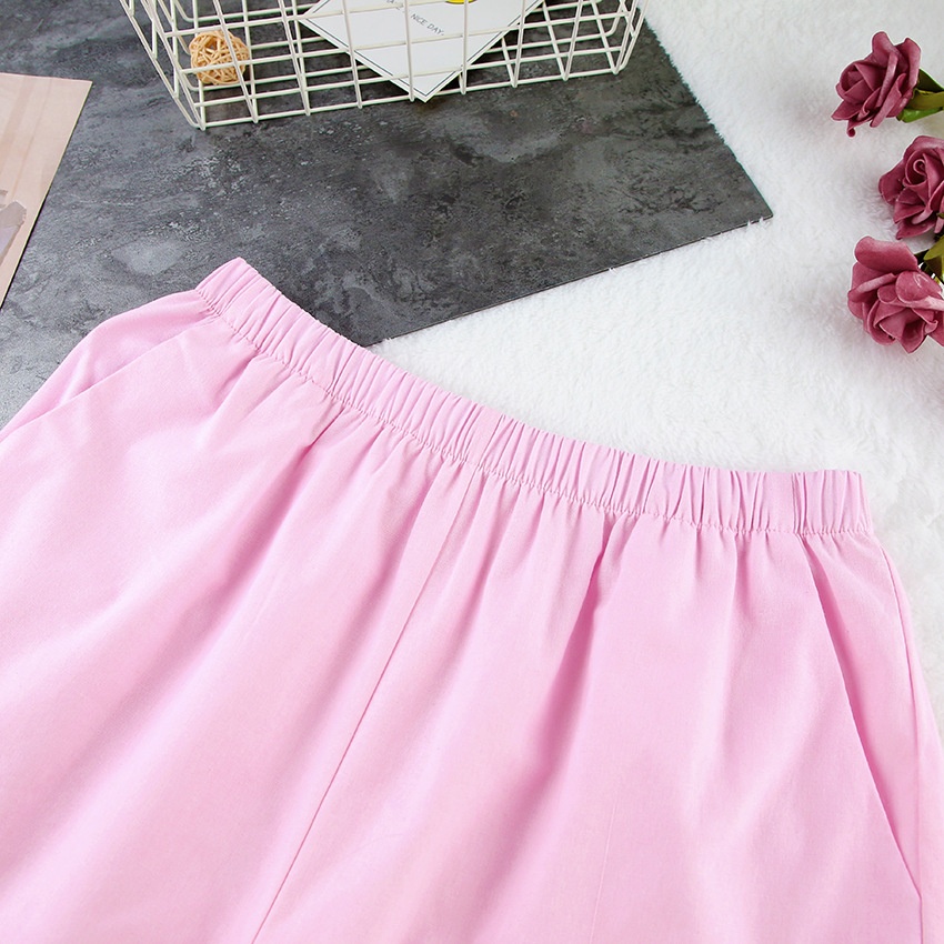 ChicShe 2024 Pigiama estivo a maniche lunghe europeo e americano all'ingrosso in cotone e lino da donna, moda ampia transfrontaliera_voghion.com