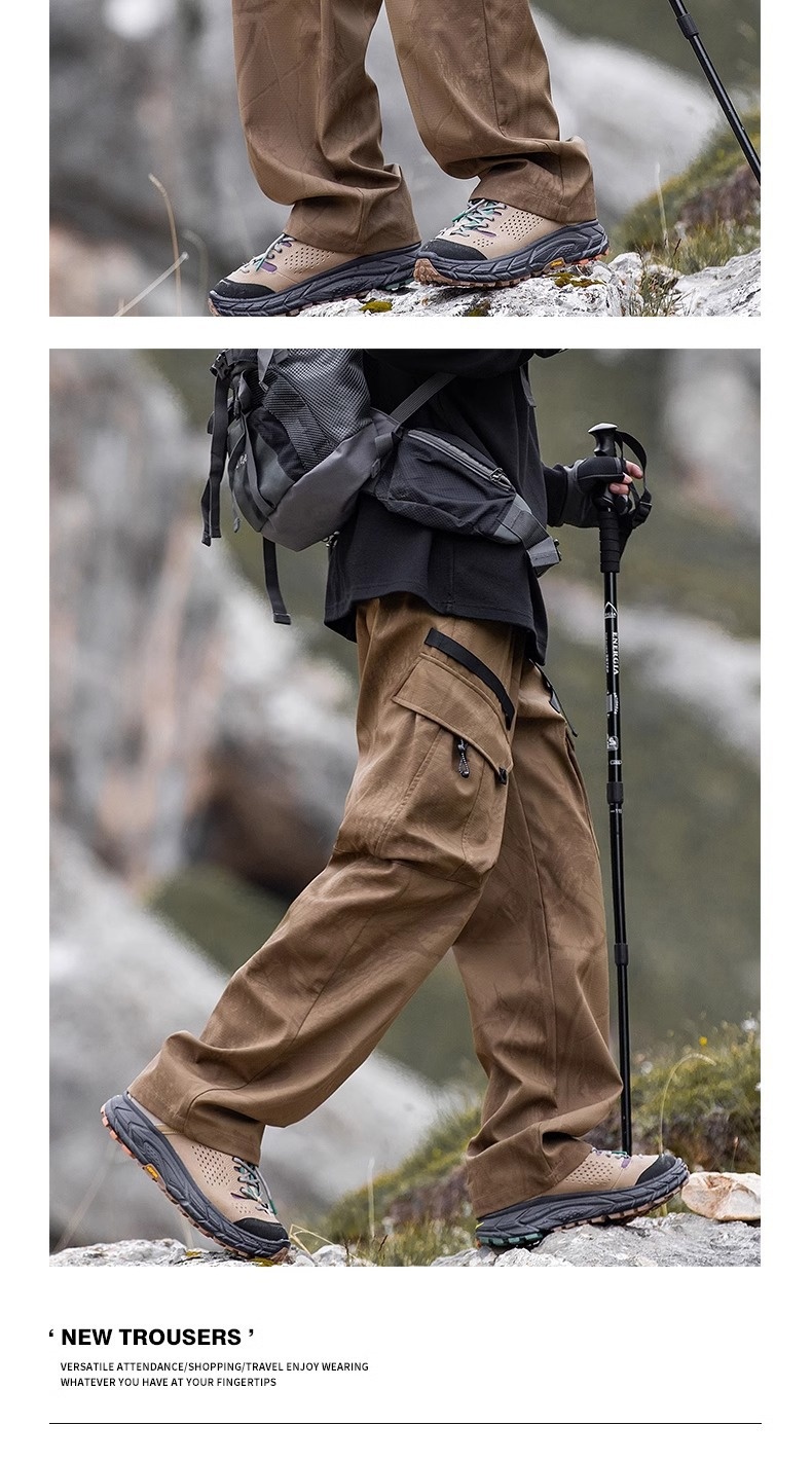 001 Woodpecker Tres Proof Zapatos Deportivos de Pierna Recta para Hombre, Primavera y Otoño, Estilo Paracaidista Americano, Montañismo Funcional_voghion.com