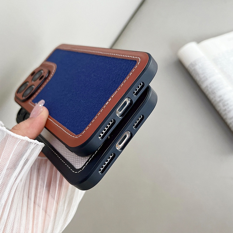 TechGlobe Compatible With Phone 16 Pro/15 Shockproof Canvas Full Coverage IPhone Protective Case Precision Cut Wholesale_voghion.com