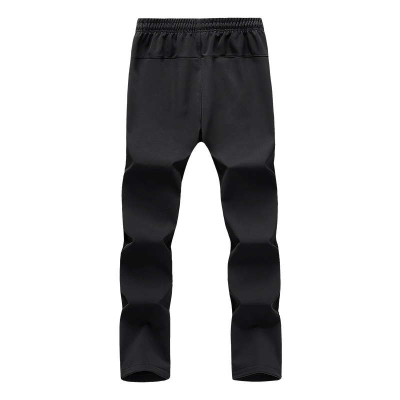 001 2024 New Fleece-Lined Warm Unisex Outdoor Windproof Waterproof Softshell Casual Sports Pants_voghion.com