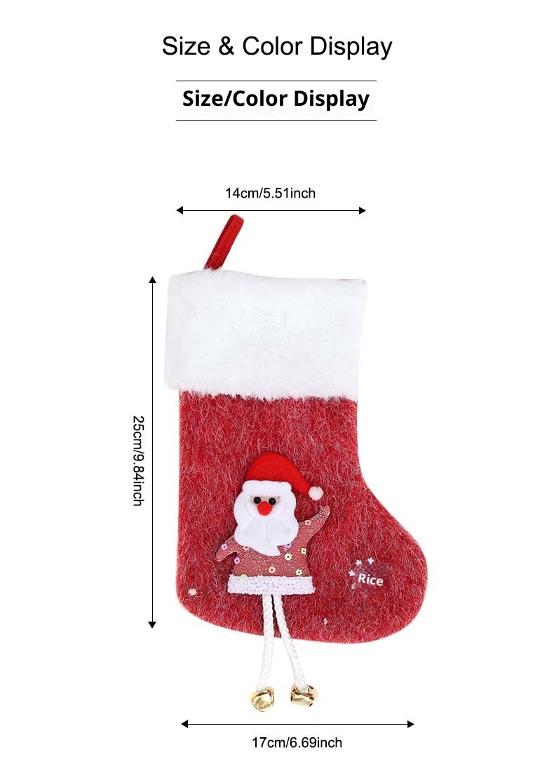 Lillian Cro-Border Candy Sock Cartoon With Leg Fireplace Ornament Chritma Decoration Party Arrangement Hanging_voghion.com