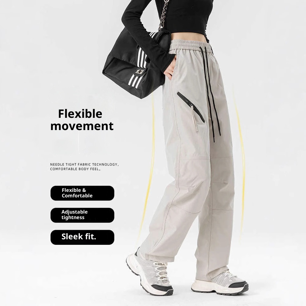 001 Woodpecker Outdoor Softshell Damskie Wiosna Lato Nowe Proste Cargo Wiatroszczelne Wodoodporne Plus Size Spodnie Casualowe Męskie_voghion.com