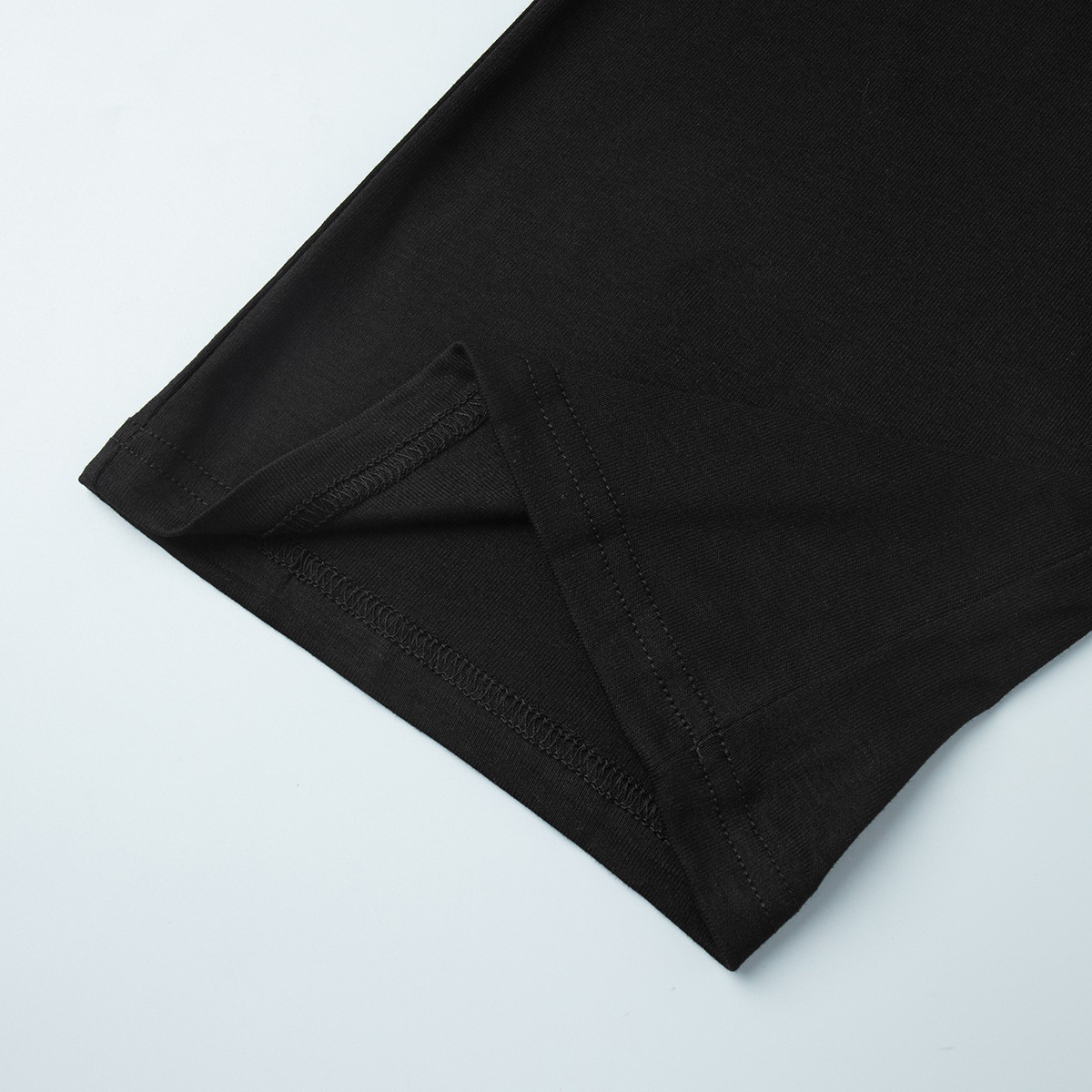 ChicShe Cross-Border Black Long-Sleeve Long-Pants Pajama Set European And American 2025 Spring New Knitted Pajamas Export Home_voghion.com