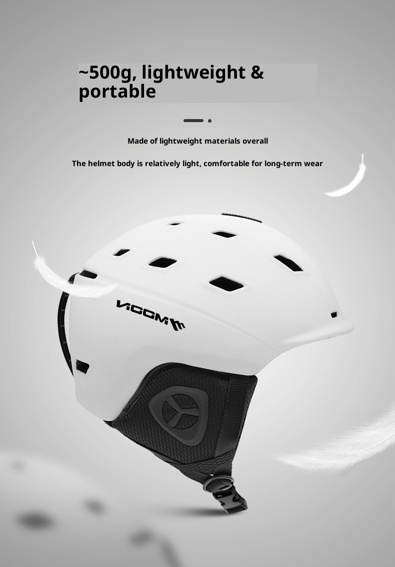 001 MOON Einteiliger Schutzhelm für Outdoor-Skibekleidung, Unisex, Profi-Skihelm_voghion.com