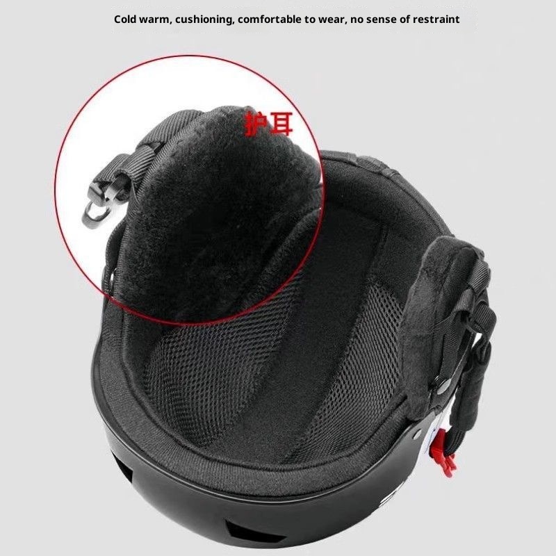 001 Verstellbarer Skihelm für Erwachsene, geeignet für Damen und Herren, warm, stoßfest, mit Sicherheitsschutz_voghion.com