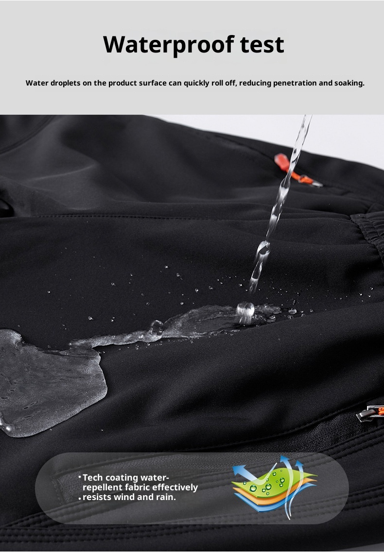 Calças compridas grossas, impermeáveis e à prova de vento, com forro de lã quente, ideais para homens no outono e inverno, para caminhadas e trekking._voghion.com