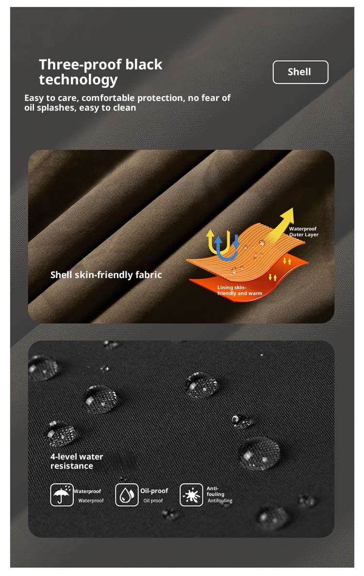 001 Camel HJCAMEL Giacca da esterno staccabile da uomo, pantaloni cargo sportivi larghi invernali nuovi_voghion.com