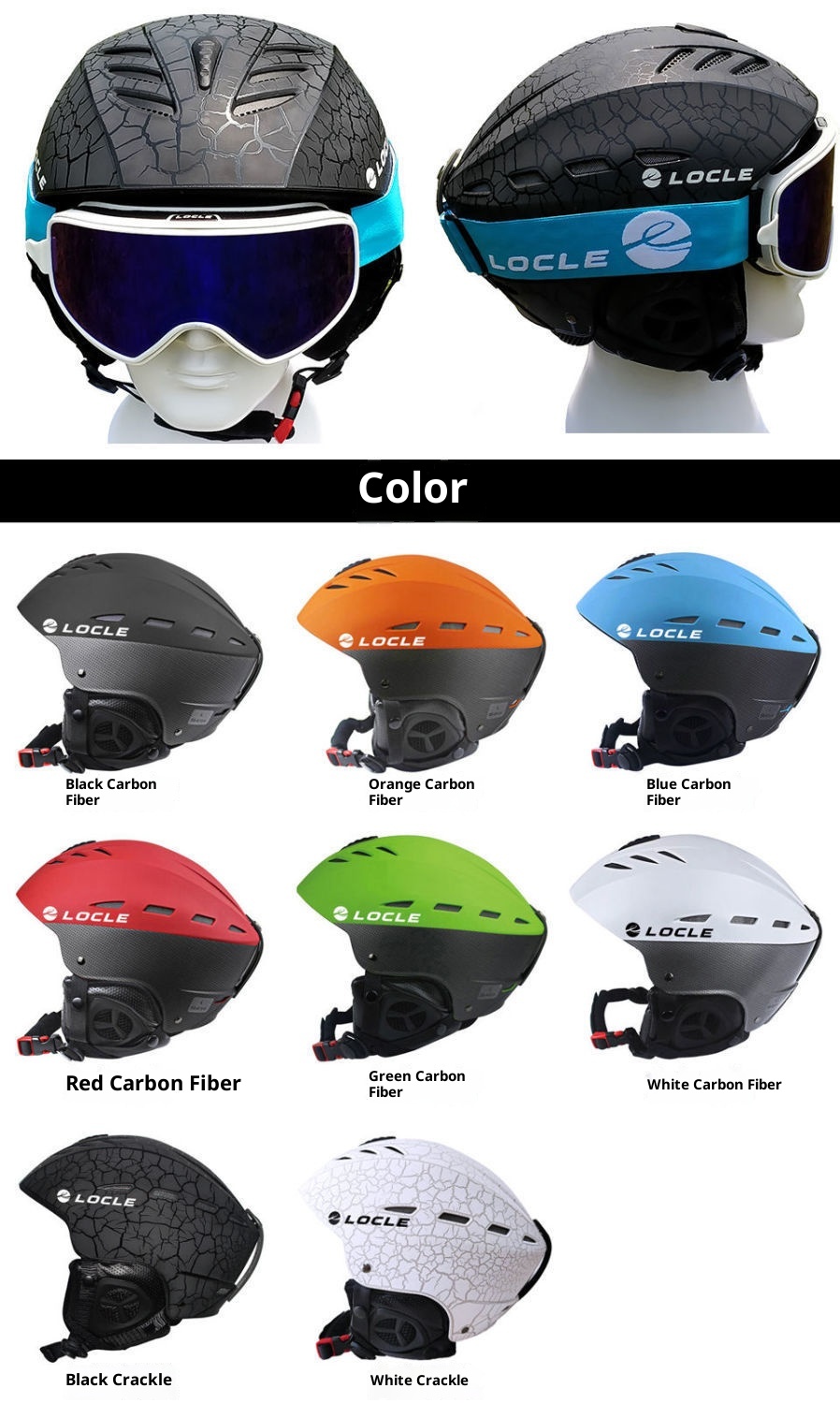 001 Neuer professioneller Ski- und Snowboardhelm für Erwachsene, Kinder und Jugendliche: Schutzausrüstung, warmer integrierter Schneehelm_voghion.com