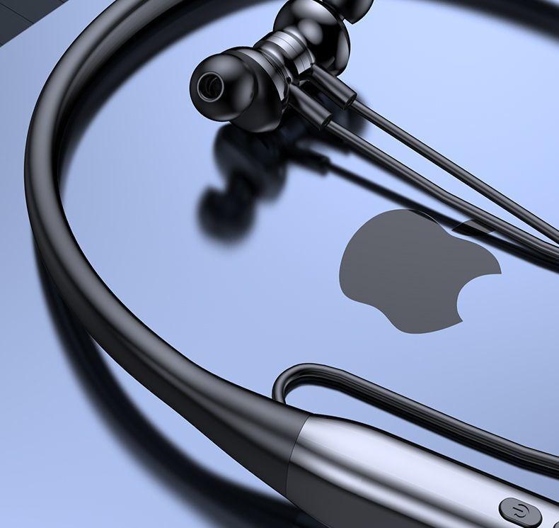 3c Long Battery Life Large Capacity Bluetooth Earphones Wireless Neckband Sports Waterproof New Running Dedicated_voghion.com