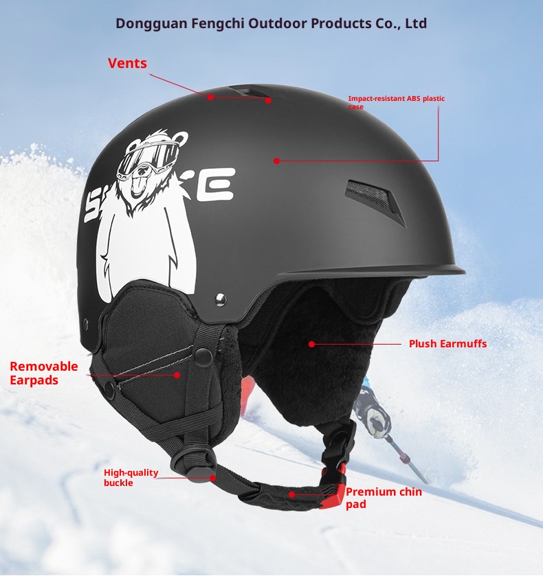 001 2023 Neuer grenzüberschreitender Verkaufsschlager Hersteller Großhandel Skihelm für Erwachsene mit Sturzschutz und Thermofunktion Geeignet für_voghion.com