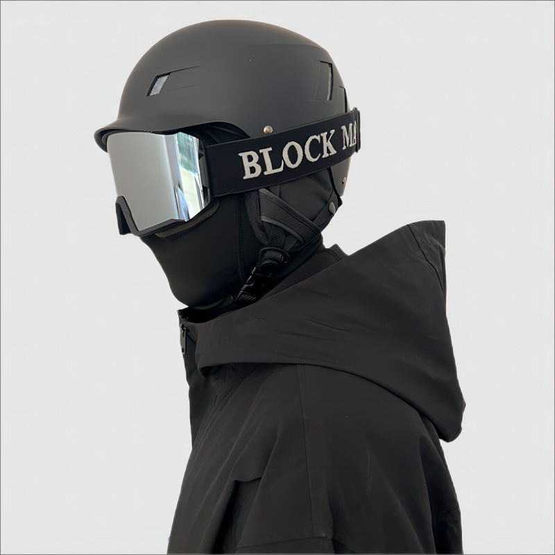 001 Fleece-Helm, warme Ski-Sicherheitsmütze für Herren, Damen, Erwachsene und Kinder, professionelle Outdoor-Ausrüstung zum Snowboarden und Skifahren_voghion.com