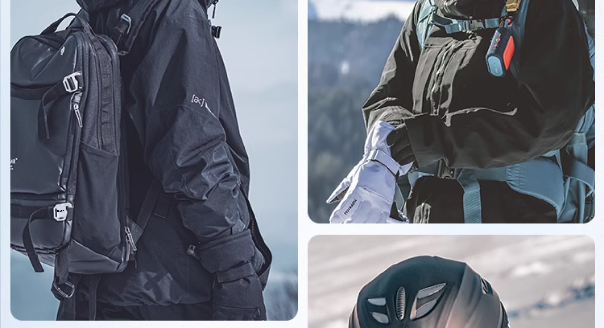 001 Snowboard Herren-Spiegel-Sicherheitsbrille, großer Skihelm, Skibrillen-Set, Komplettausrüstung_voghion.com