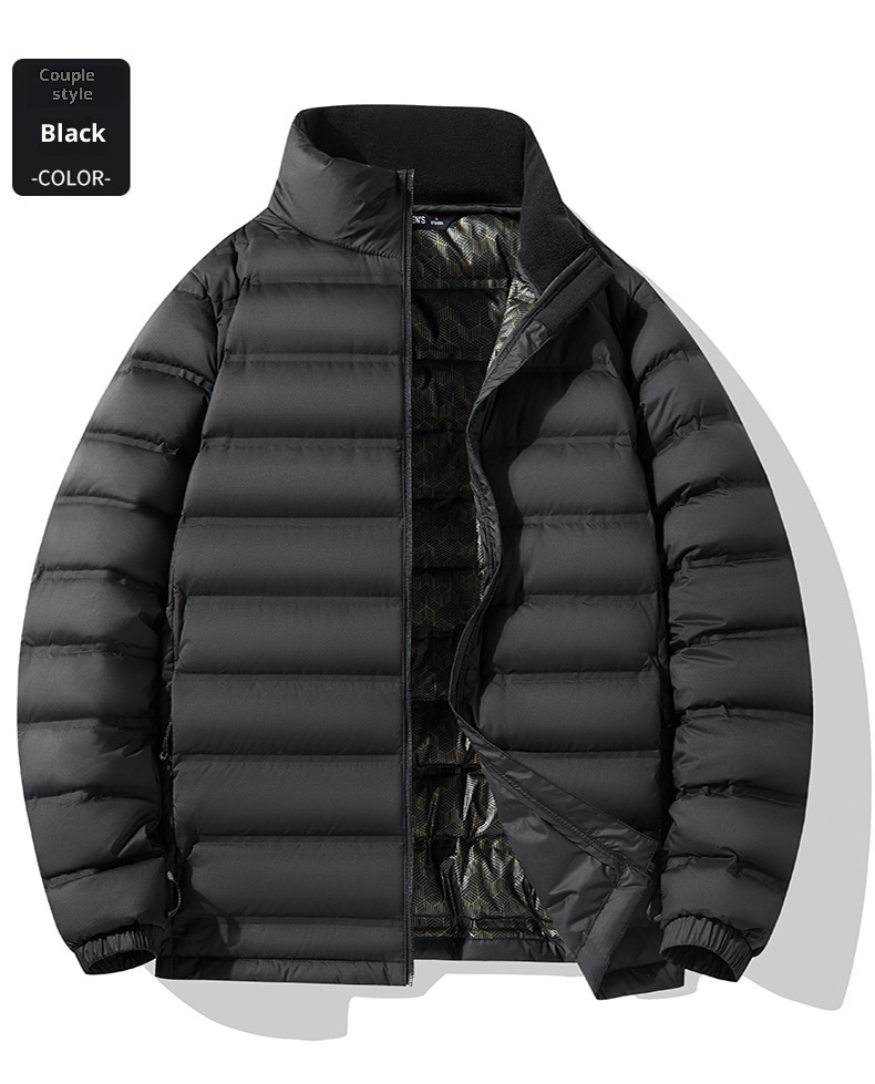 boy 2024 Winter Men Women Couple Style Jacket 90 Duck Down Graphene Technology Coat Lightweight And Warm_voghion.com