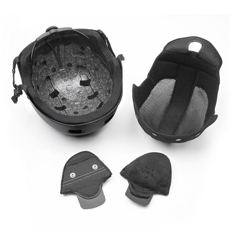 001 Skull Style Head-Mounted Ski Outdoor Adjustable Single And Double Board Sports Snow Helmet Anti-Collision Equipment_voghion.com