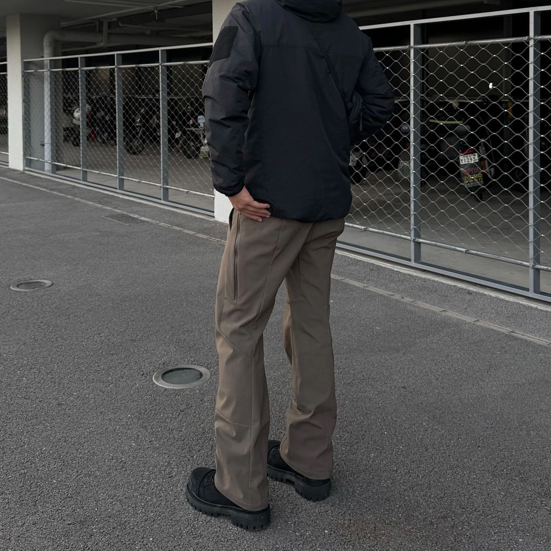 001 Macai Hard Shell Ski Four Seasons Regular Style Outdoor Straight-Leg Softshell Sports Casual Versatile Long Pants_voghion.com