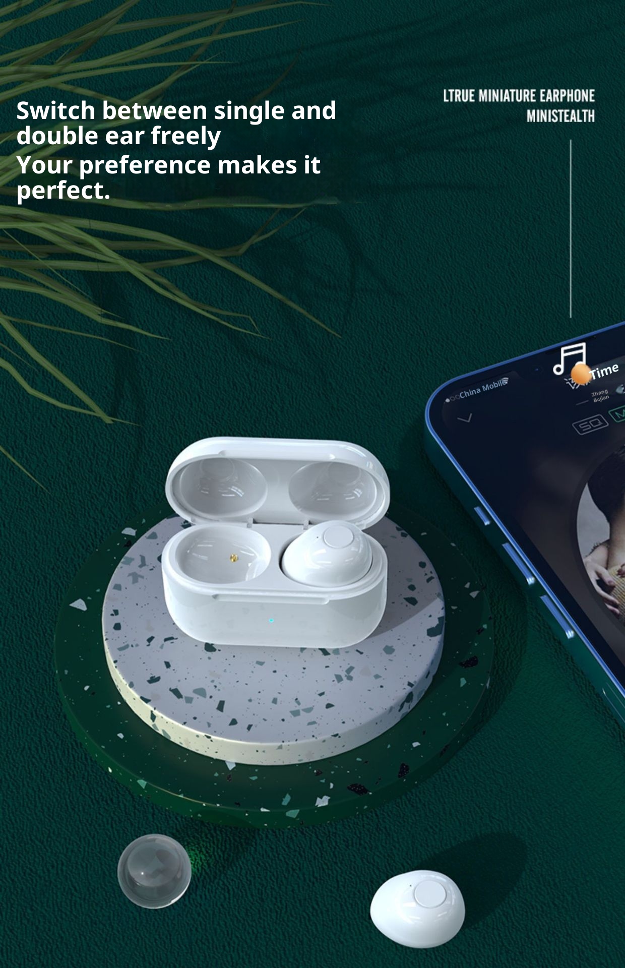 3c Grenzüberschreitender Direktverkauf ab Werk Por4SS Kleine Mini-Bluetooth-Kopfhörer Kompakt Kabellos Unsichtbar Zum Schlafen Tragen Nein_voghion.com