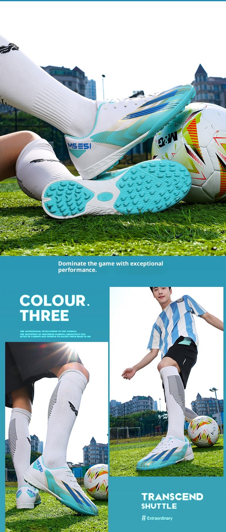 ShoeGlobe Vente en gros transfrontalière de chaussures de football pour hommes, femmes, jeunes, élèves du primaire et du secondaire, enfants, crampons cassés_voghion.com