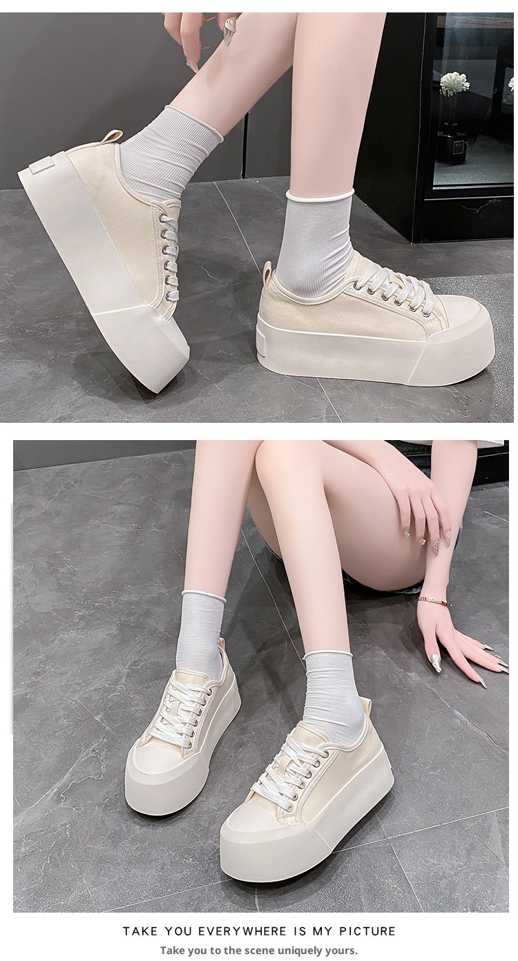 Neue Canvas-Schuhe für Studentinnen – Frühjahr/Sommer 2025: Trendiger europäischer und amerikanischer Stil, lässig, vielseitig, mit dicker Sohle_voghion.com