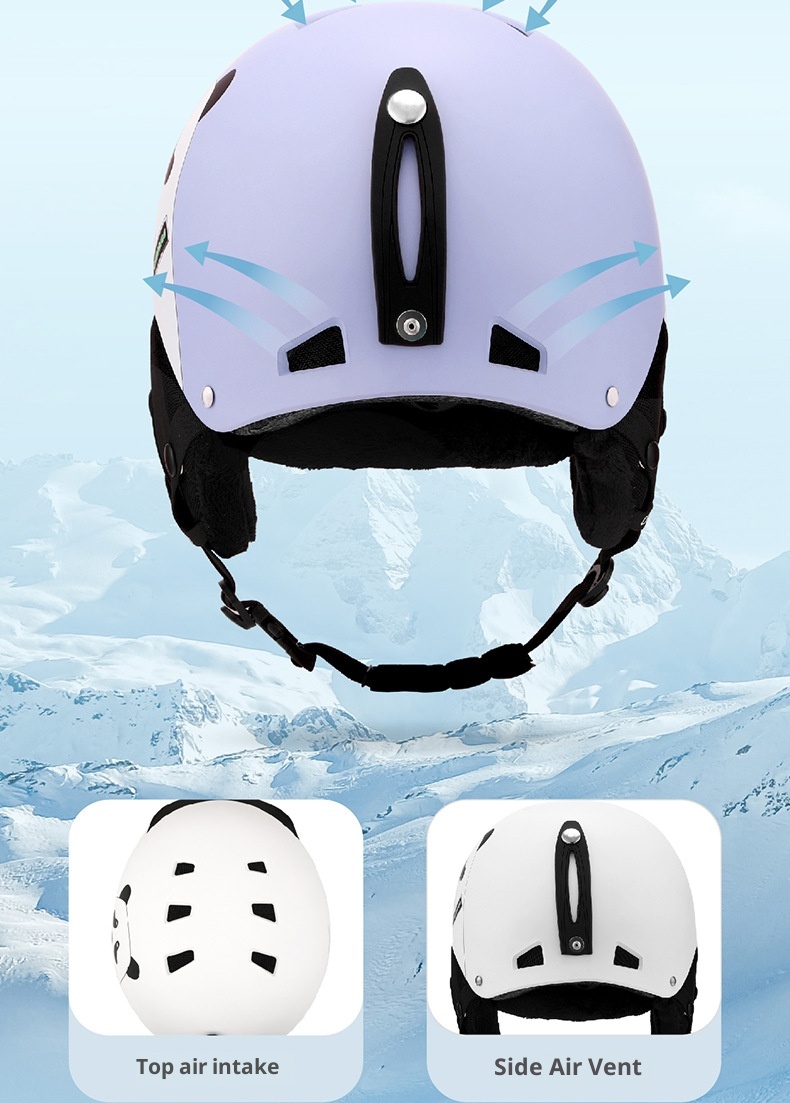 001 CHANRICH Neuer modischer Skihelm für Jugendliche, winddicht, warm, Unisex, Outdoor-Fahrausrüstung, Schutz_voghion.com