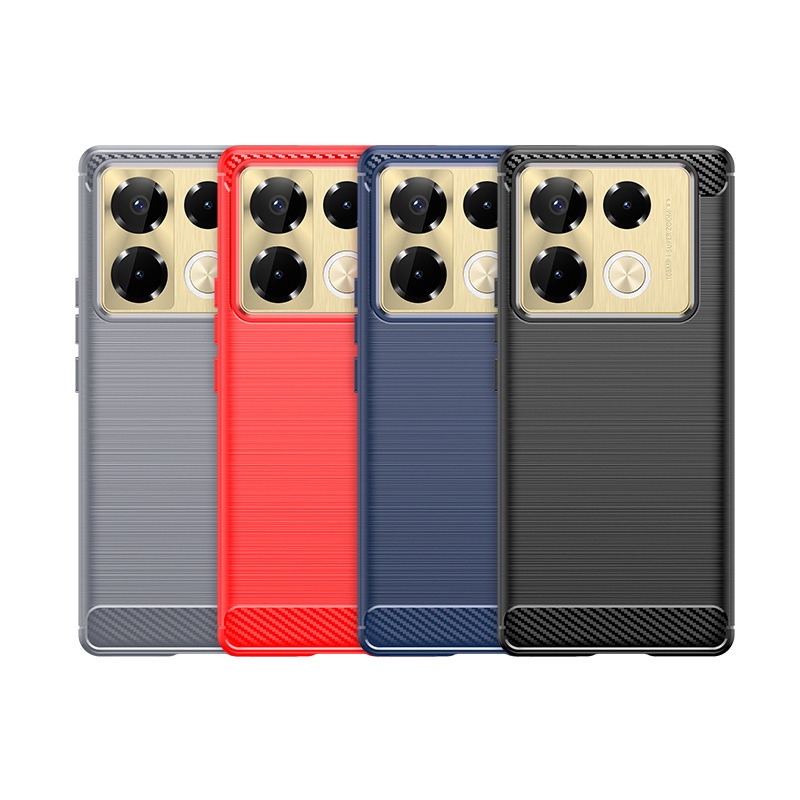 TechGlobe Schutzhülle, geeignet für Transsion Note40 und Infinix Note40Pro+ 5G, gebürstetes, stoßfestes Softcase_voghion.com