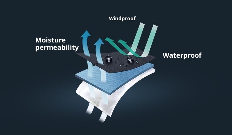 001 Outdoor Sports Zimowe wiatroszczelne, wodoodporne, laminowane, ciepłe, miękkie spodnie trekkingowe z polaru_voghion.com