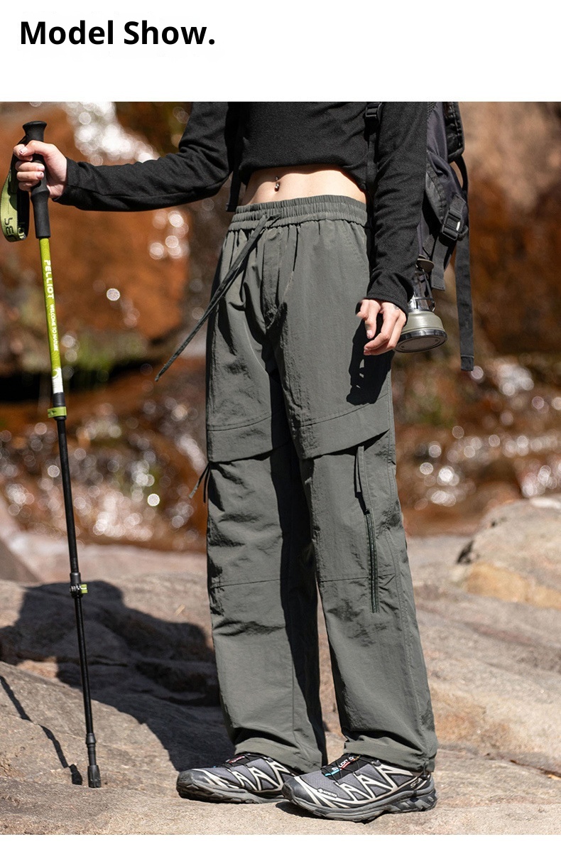 001 Purple Softshell For Women 2025 New Spring And Autumn Outdoor Windproof Hiking Petite Paratrooper Sports Cargo Pants_voghion.com