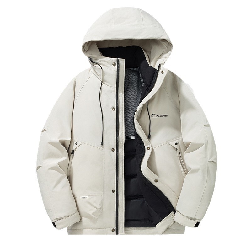 boy Cross-Border Winter Down Jacket Hooded Casual Versatile Fashion Workwear Men's Plus Size Windproof Warm Coat Men_voghion.com