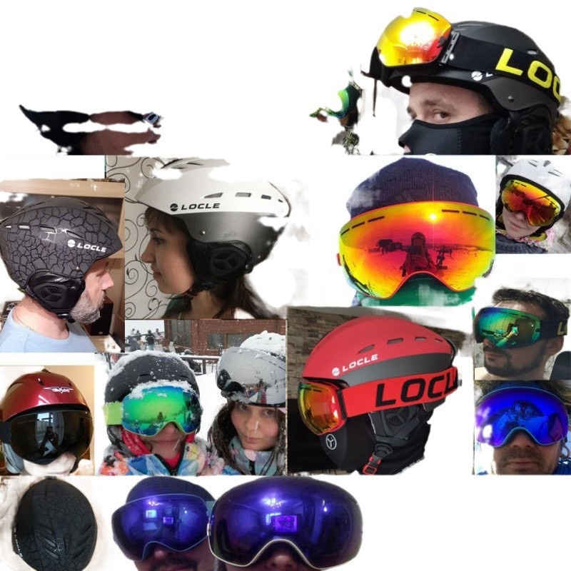 001 Neuer professioneller Ski- und Snowboardhelm für Erwachsene, Kinder und Jugendliche: Schutzausrüstung, warmer integrierter Schneehelm_voghion.com
