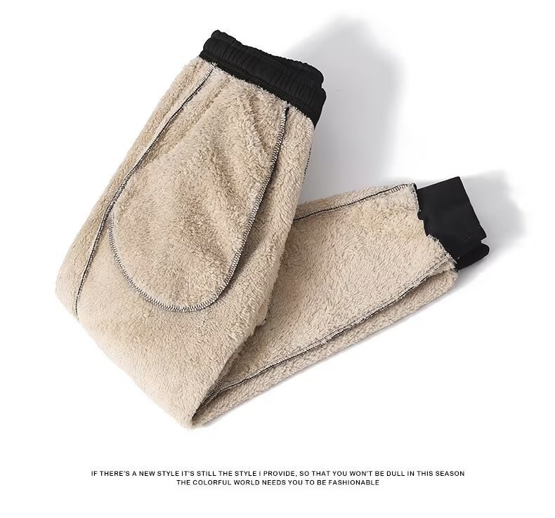 boy Autumn Winter Sweatshirt Fleece Lined Thickened Sports Casual Cotton Jacket Men's Warm Lamb Wool Loose Hooded Cardigan_voghion.com