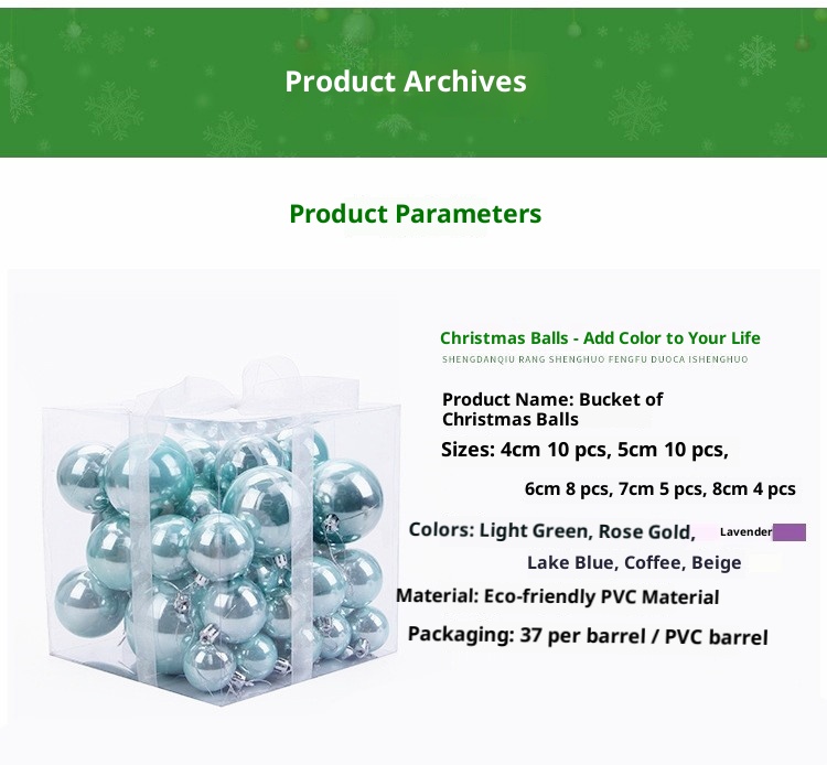 Lillian Factory Direct Export Transfrontaliero Vendita Calda Palline di Perle Decorazione per Albero di Natale Ornamenti Sospesi All'ingrosso per le Feste_voghion.com
