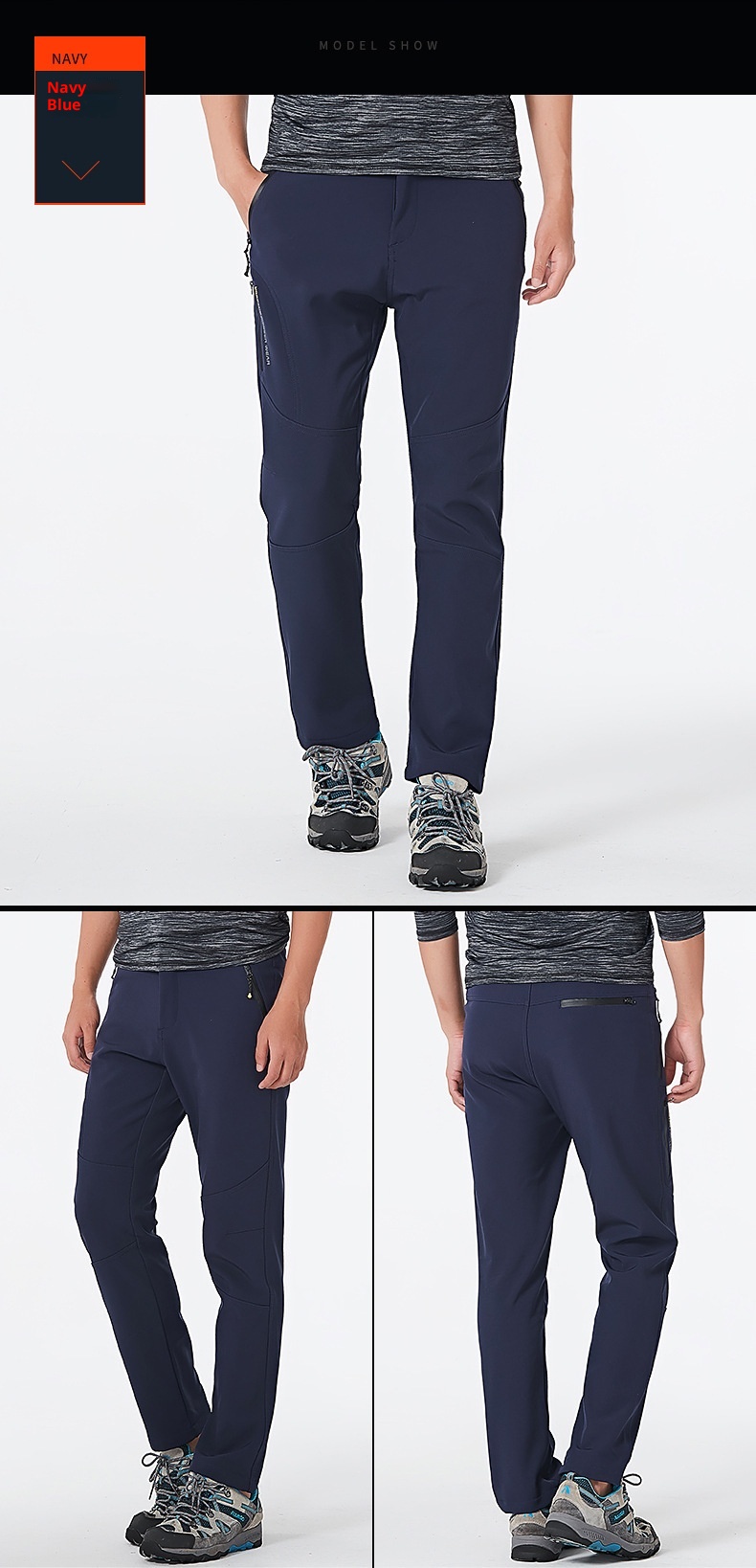 001 Outdoor Softshell Men Winter Fleece Soft Shell Thickened Hiking Women Warm Pants Waterproof Windproof Trendy Brand_voghion.com