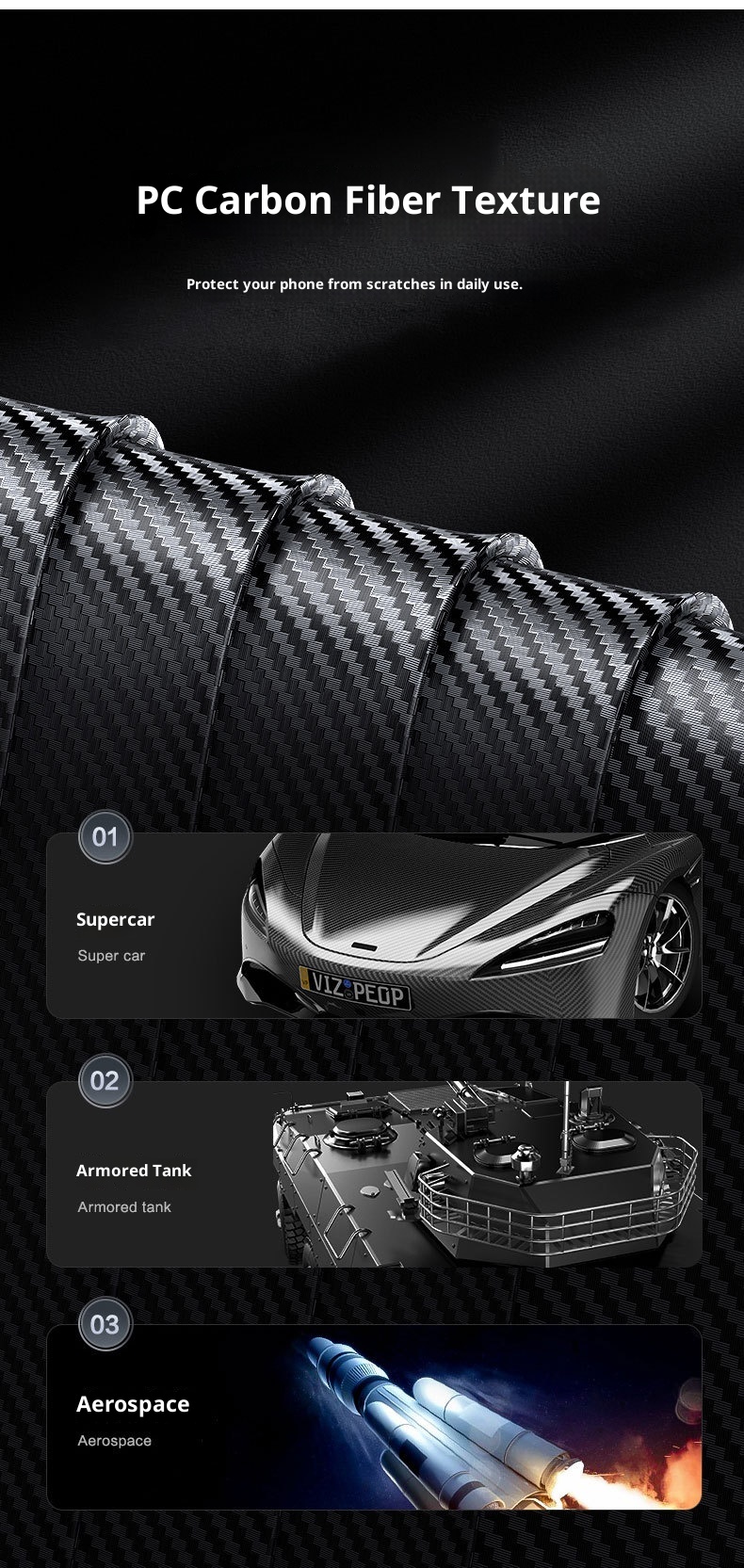 TechGlobe Suitable For 15 Pro Max Phone Carbon Fiber Color-Block PC Hard Case IPhone 14 Ultra-Thin Edgeless Protective Cover_voghion.com