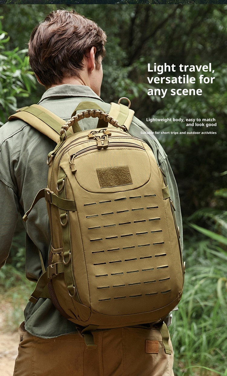 ActiveGo Taktischer Rucksack mit großem Fassungsvermögen, wasserdicht, abriebfest, multifunktional, für Bergsteigen, Wandern, Reisen, Herren_voghion.com